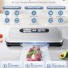 Demonstration of the 80kPa suction power sealing a bag for sous vide meal prep.