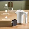 Top view of the rechargeable 12v MAX removable battery for the KitchenAid Go hand mixer