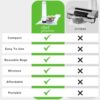 Chef Preserve portable handheld vacuum sealer being used to store fresh meal prep containers for long-term storage.
