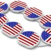 US Flag - The Lazy Susan Revolution - The First Patented Lazy Susan Turntable Expandable for Rectangular & Oblong Tables - Kitchen & Dining Tables - Great Gift! Parties & Gatherings
