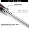 HOSHANHO Honing Rod, 10 Inch Professional Kitchen Knife Sharpener Rod