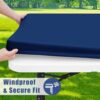 6 Pack Rectangle Spandex Fitted Table Cloth, 6FT Elastic Tablecloth