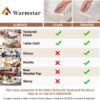 Warmstar Clear Table Cover Protector 44 x 78 Inch,1.5mm Thick Plastic Table Cover Rectangle,PVC Clear Table Protector,Desk Protector Mat for Kitchen, Dresser, Writing Desk，Dining Room Table