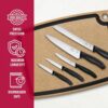 Victorinox Swiss Classic Kitchen Set, 5 Pieces - Utility & Bread Knives