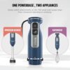 Full Ninja kitchen tool kit including power base, blending arm, whisk, and 4-cup pitcher with lid
