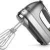 Dough hooks used with the KitchenAid 9 speed hand mixer for kneading bread