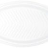 Stoneware fish baker with lid removed to display the smooth interior cooking surface