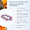 US Flag - The Lazy Susan Revolution - The First Patented Lazy Susan Turntable Expandable for Rectangular & Oblong Tables - Kitchen & Dining Tables - Great Gift! Parties & Gatherings
