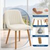Garvee Dining Chairs Set of 4, Modern Upholstered Kitchen Chairs