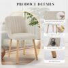 Garvee Dining Chairs Set of 2, Modern Upholstered Kitchen Chairs