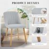 Garvee Dining Chairs Set of 2, Modern Upholstered Kitchen Chairs