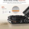 The Roborock F25 ACE Pro foam wet dry vacuum in its self-cleaning and hot-air dual-temp drying station.