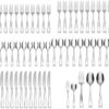 Oneida Moda 65-Piece 18/10 Silverware Set for 12, Flatware