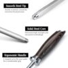 HOSHANHO Honing Rod, 10 Inch Professional Kitchen Knife Sharpener Rod