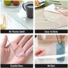 Clear Table Protector 36 x 60 Inch, 2mm Plastic Table Cover