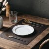 DOLOPL Placemats Set of 12, Reversible Dual-Color Faux Leather Place Mats