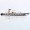 Wine Glass Rack Wall Mounted,Wine Glass Holder,Floating Wine Glass Shelf