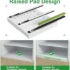 Detailed look at the nano adhesive and screw mounting hardware for the PAKETA sliding cabinet drawers