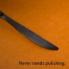 Alata 20-piece stainless steel cutlery set displayed neatly to highlight the modern square handle profile.