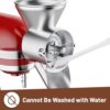 The included cleaning brush for the HOZODO grain mill attachment for KitchenAid
