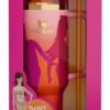 Detail shot of the durable recycled stainless steel construction on the Barbie Stanley tumbler 40oz.