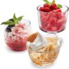In-use demonstration of the KitchenAid shave ice attachment turning frozen juice into a dessert.