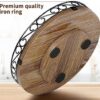 12" Lazy Susan Turntable Organizer for Table Top, Wood Lazy Susan Cabinet