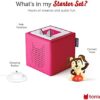 Playtime Puppy Tonie character included with the pink starter set for 52 minutes of children's songs.