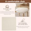 Dining Chairs Set of 2, Upholstered Kitchen Chair with Backrest