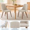 Garvee Dining Chairs Set of 2, Modern Upholstered Kitchen Chairs