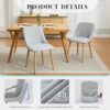 Garvee Dining Chairs Set of 2, Modern Upholstered Kitchen Chairs