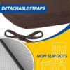 AAAAAcessories Chair Cushions for Dining Chairs, 17 x 16 x 2 in, Set of 6