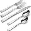 Oneida Moda 65-Piece 18/10 Silverware Set for 12, Flatware