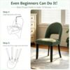 Dining Chairs Set of 8, Upholstered Kitchen & Dining Room Chairs
