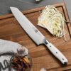 Stahl 19-Piece German Steel Kitchen Knife Block Set (White)