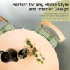 Arlee Chair Cushions for Dining Chairs, Set of 2 - Fiber Filled Chair Pads, Plaid Woven with Tiebacks - Durable Thick Seat Cushions for Kitchen, Office, Patio, 16”L x 16’’W - Olive