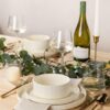 A durable and dishwasher-safe ceramic dinnerware set for 4 from TheTerra, perfect for daily home use.