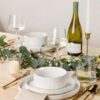 TheTerra 12-piece ceramic dinnerware set for 4 presented as a stylish and thoughtful gift-ready collection.