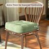 Codi Dining Chair Cushions 4 Pack, Thick Memory Foam Kitchen Seat Pads