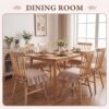 Irenare 6pcs Gingham Ruffle Chair Cushion Covers Farmhouse French Plaid