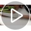 Professional view of the 8-piece serrated steak knife set demonstrating the balance and lightweight handle design.