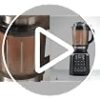 The ASTRALSHIP 1500W glass blender for hot soup showing the easy-to-clean self-cleaning function in action.