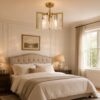 14.2 Inch Gold Chandeliers for Dining Room, Adjustable Height