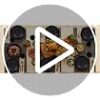 Quatish 32 Piece Plates and Bowl Set for 8, Dinnerware Dish Set for Kitchen