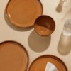 Stoneware Dinnerware Sets for 4, 12pcs Plates and Bowls Sets Dishes