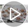 Pink MALACASA stoneware dinnerware set items displayed to show the complete service for four pieces