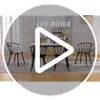 LUE BONA Black Dining Chairs Set of 4, Farmhouse Wood Dining Chairs with Semicircular Backrest, Spindle Dining Chair for Kitchen and Dining Room, 18 Inch