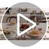 Famiware Saturn Dinnerware Sets, Ceramic Dishes for 4, Rimmed Plates, Bowls