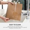 Baroyal Faux Leather Placemats Set of 4 Vinyl Washable Wipeable Table Mats for Kitchen Dining Table Heat Resistant Waterproof Indoor/Outdoor Placemats Non-Slip Easy Clean Place Mats (British Khaki)