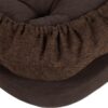 BUYUE 2-in-1 Chair Cushion for Dining Chair – Detachable Double-Layer, Use as 2 Seat Pads or 1 Extra-Thick Pad, Latex Foam, Non-Slip, Chocolate